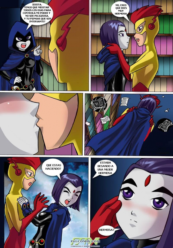 ᐅ TEEN TITANS - Raven vs Flash