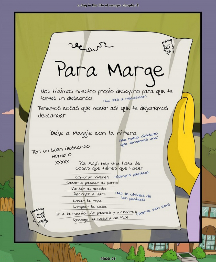 ᐅ Un dia en la Vida de MARGE parte 2