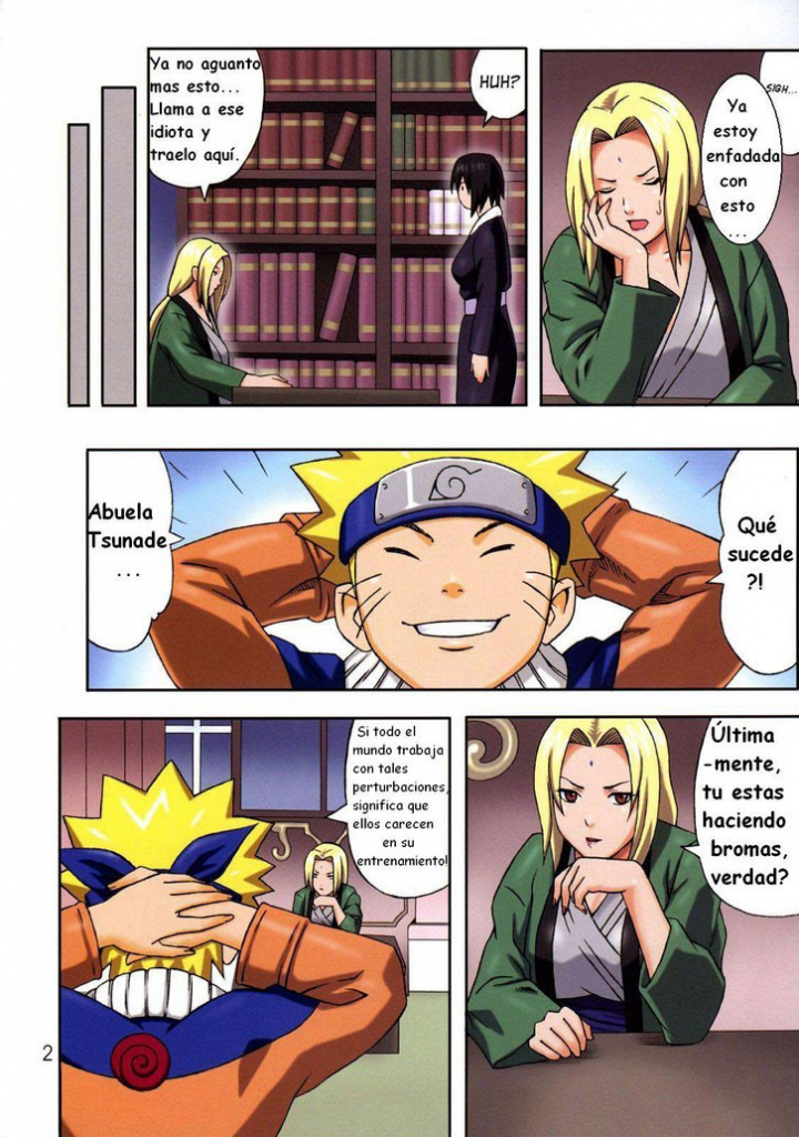 ᐅ TSUNADE entrena a NARUTO