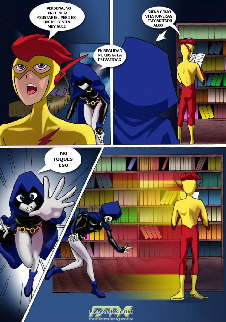 ᐅ TEEN TITANS - Raven vs Flash