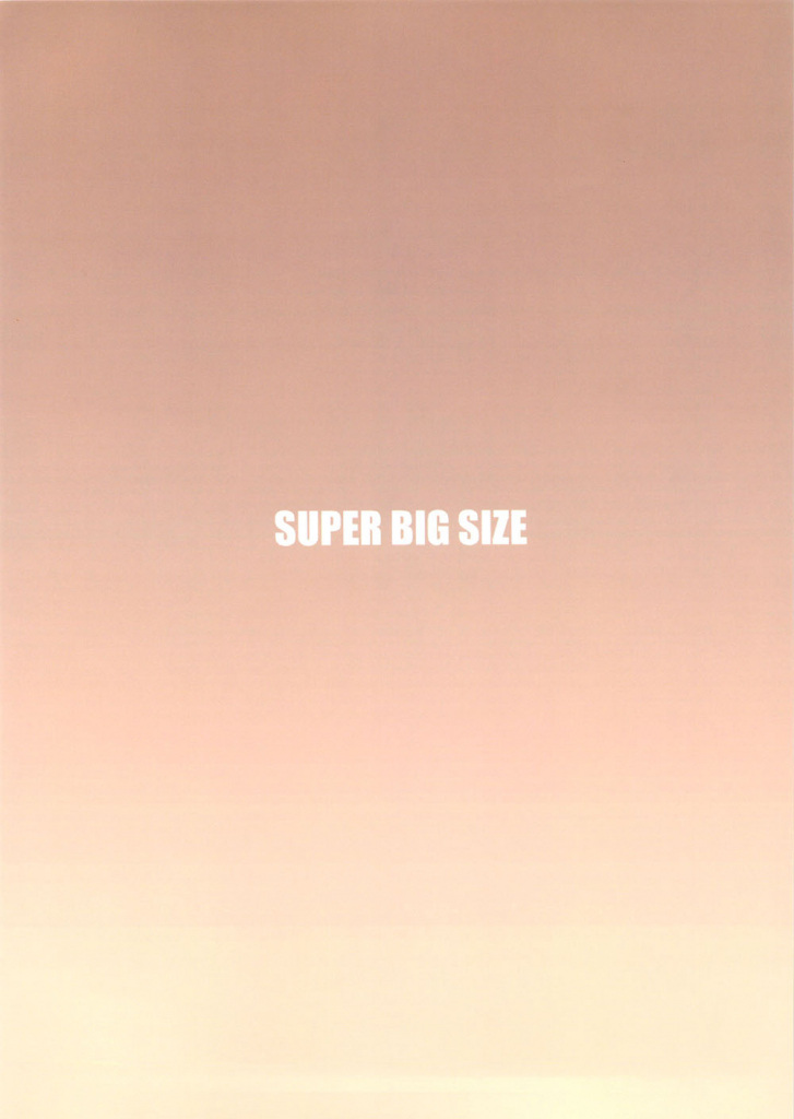 ᐅ Super BIG SIZE!