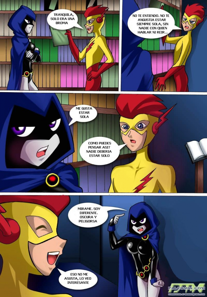 ᐅ TEEN TITANS - Raven vs Flash