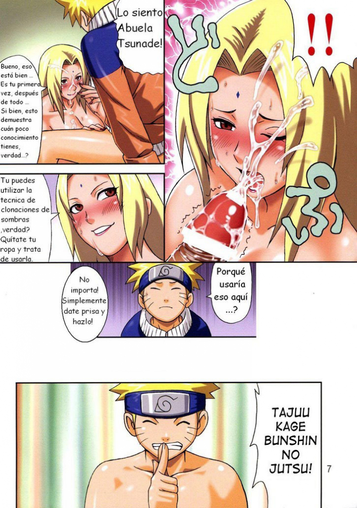 ᐅ TSUNADE entrena a NARUTO