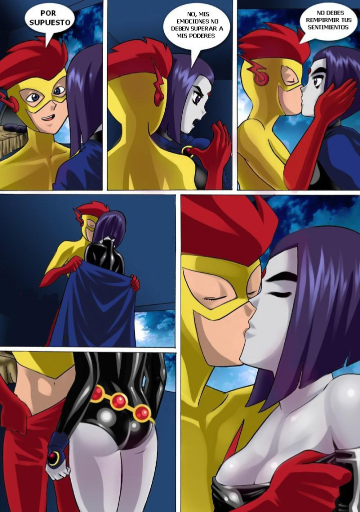 ᐅ TEEN TITANS - Raven vs Flash